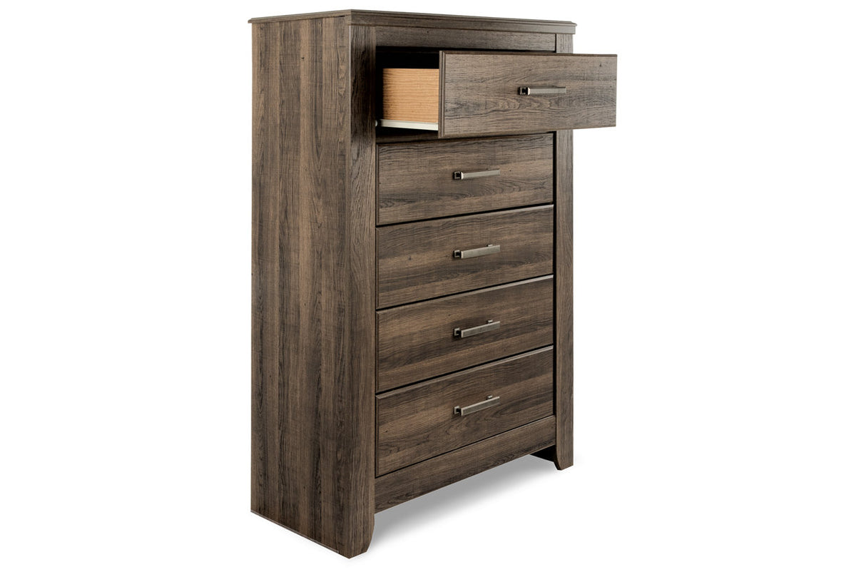 Juararo Dark Brown Chest of Drawers from Ashley - Luna Furniture