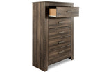 Juararo Dark Brown Chest of Drawers from Ashley - Luna Furniture