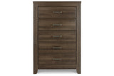 Juararo Dark Brown Chest of Drawers from Ashley - Luna Furniture