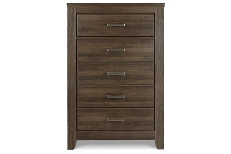 Juararo Dark Brown Chest of Drawers from Ashley - Luna Furniture