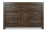Juararo Dark Brown Dresser from Ashley - Luna Furniture