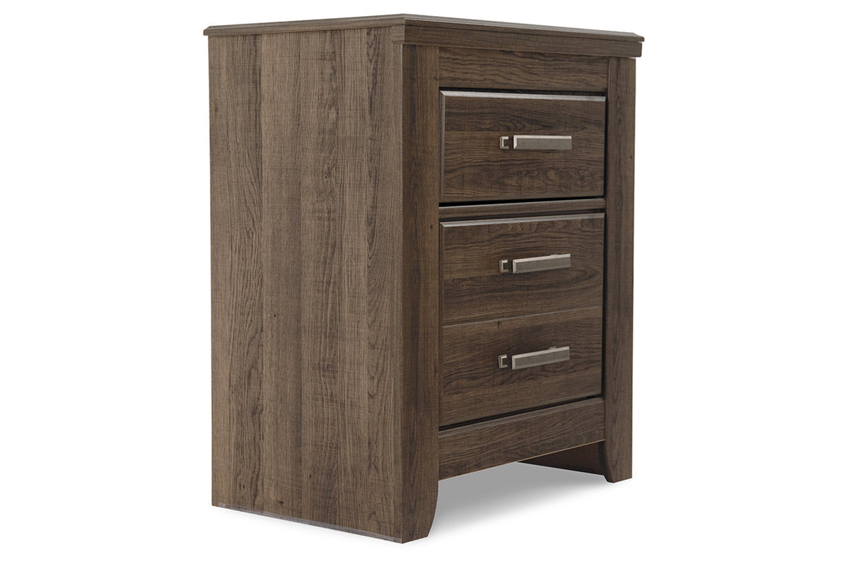 Juararo Dark Brown Nightstand from Ashley - Luna Furniture