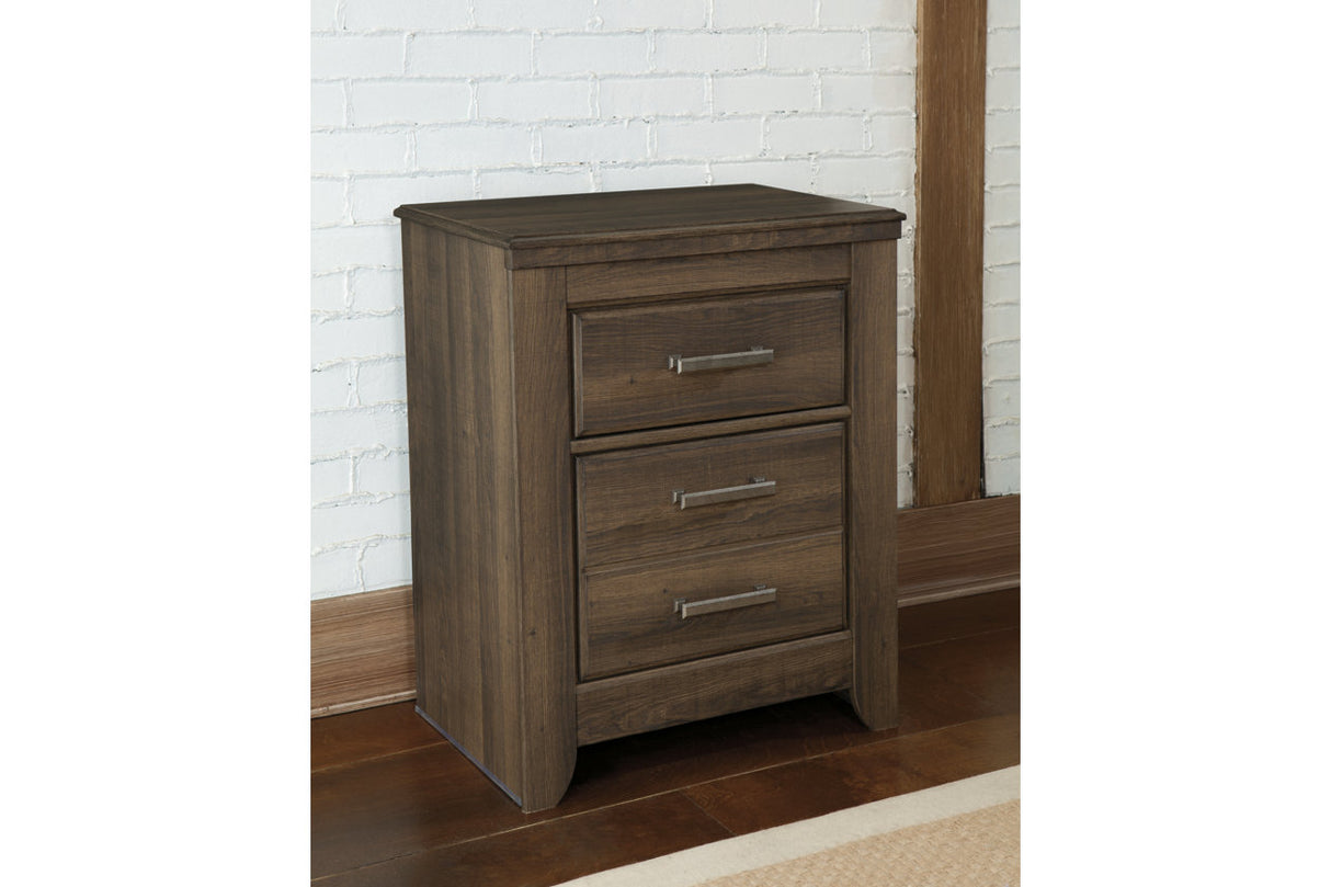 Juararo Dark Brown Nightstand from Ashley - Luna Furniture