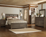 Juararo Dark Brown Panel Bedroom Set from Ashley - Luna Furniture