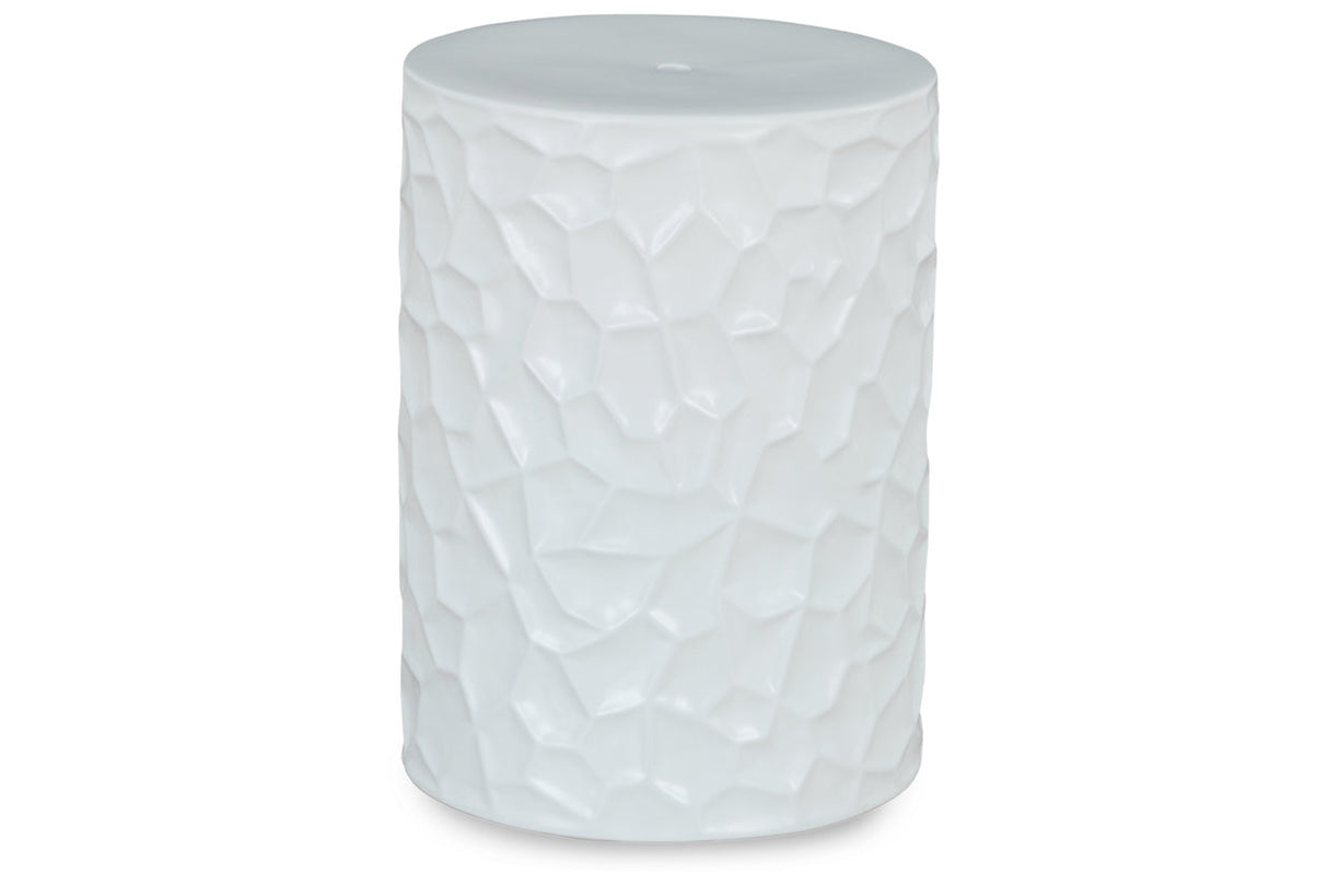 Jungrove White Stool from Ashley - Luna Furniture