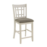 Junipero White Counter Height Chair, Set of 2 from Homelegance - Luna Furniture
