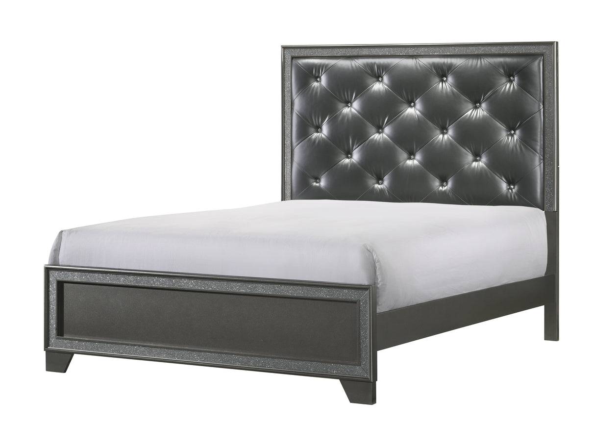 Kaia Gray Panel Bedroom Set from Crown Mark - Luna Furniture