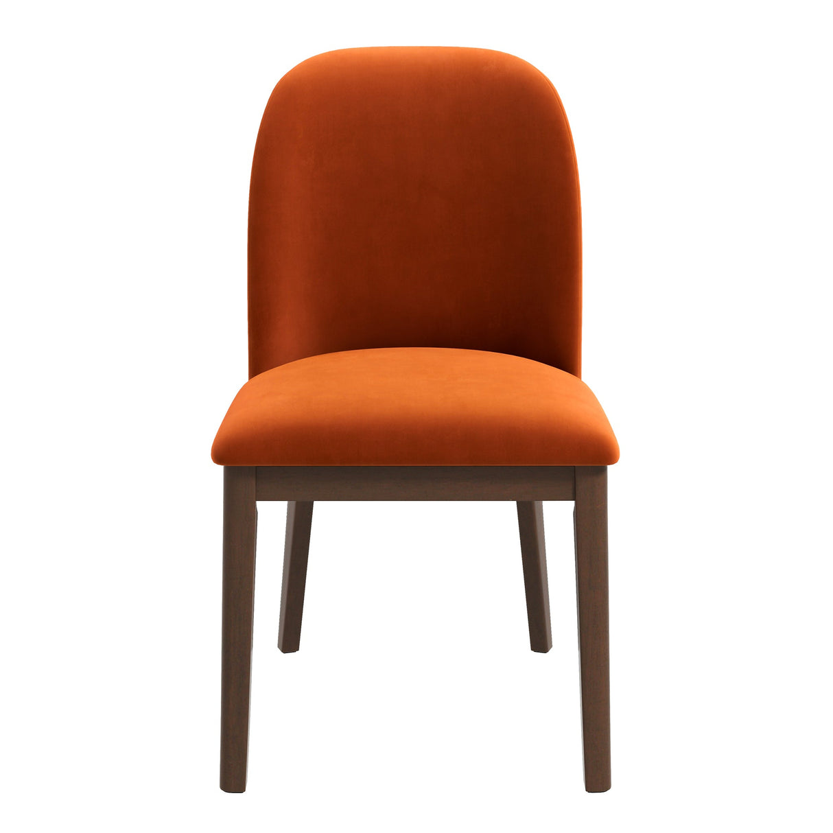 Kaitlyn Burnt Orange Velvet Dining Chair from Ashcroft Furniture - Luna Furniture