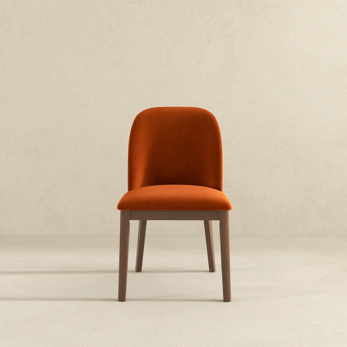 Kaitlyn Burnt Orange Velvet Dining Chair from Ashcroft Furniture - Luna Furniture