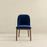 Kaitlyn Mid-Century Modern Navy Blue Velvet Dining Chair (Set of 2) from Midinmod - Luna Furniture