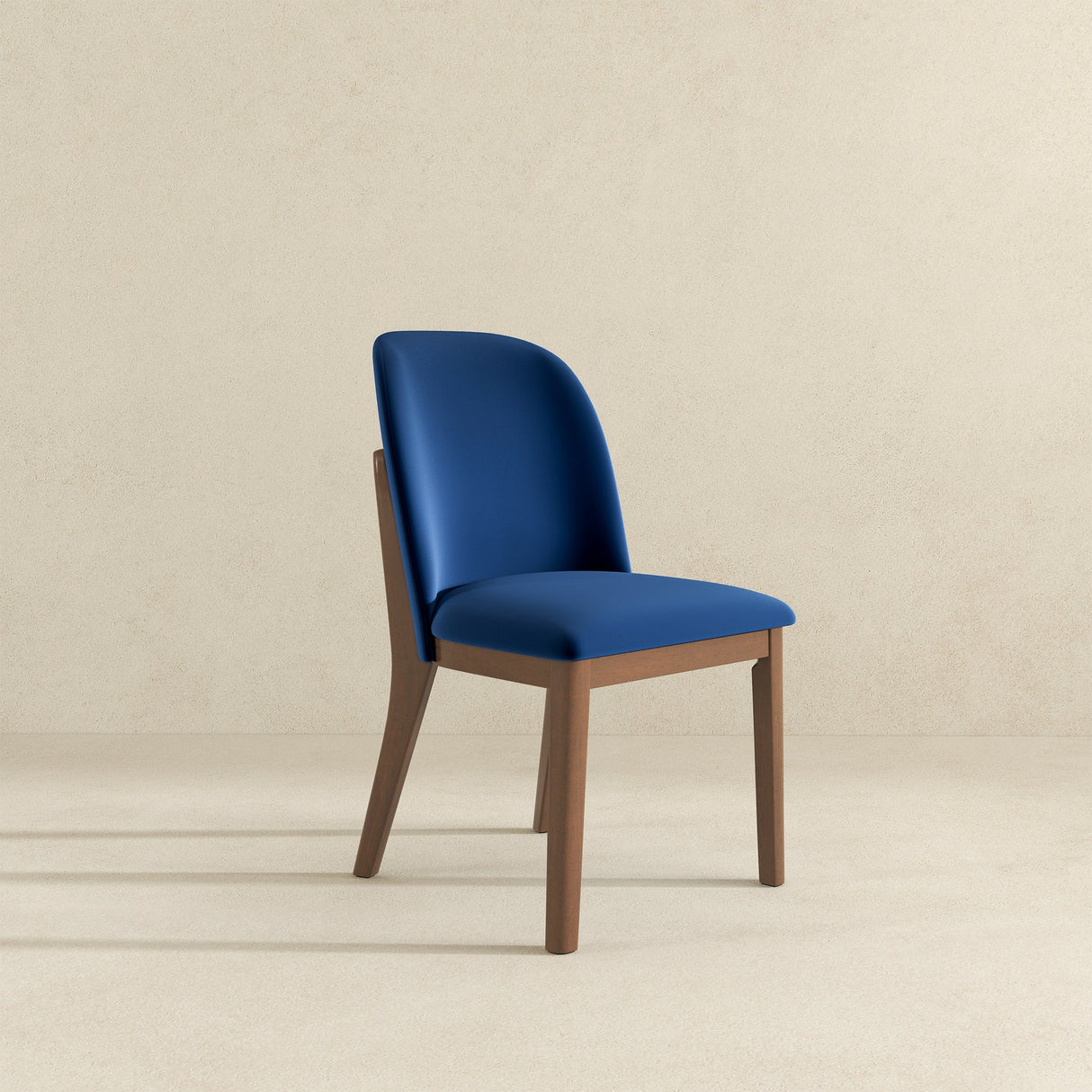 Kaitlyn Mid-Century Modern Navy Blue Velvet Dining Chair (Set of 2) from Midinmod - Luna Furniture