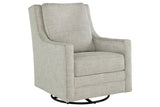 Kambria Fog Swivel Glider Accent Chair from Ashley - Luna Furniture