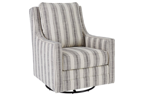 Kambria Ivory/Black Accent Chair from Ashley - Luna Furniture