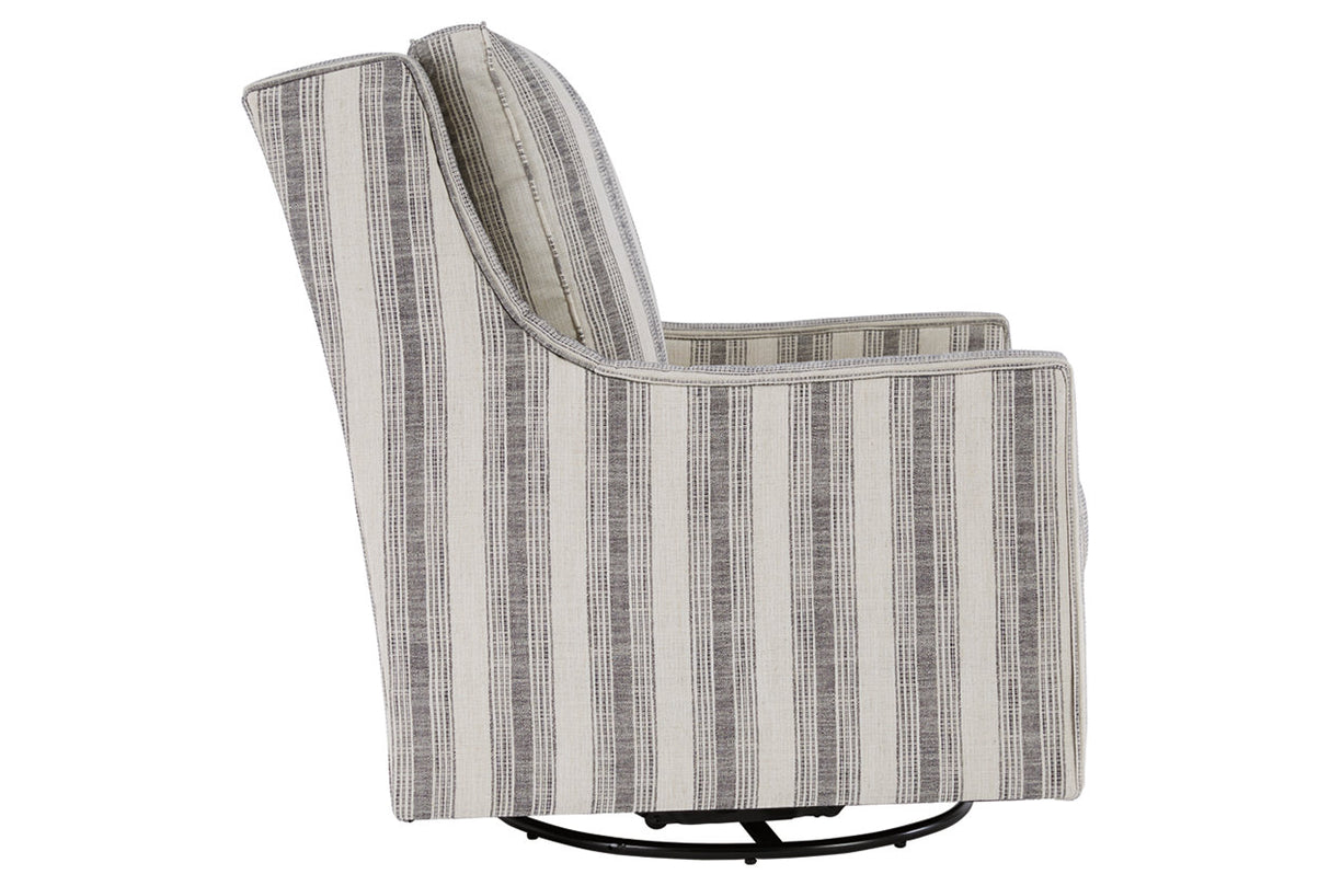 Kambria Ivory/Black Accent Chair from Ashley - Luna Furniture