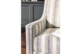 Kambria Ivory/Black Accent Chair from Ashley - Luna Furniture
