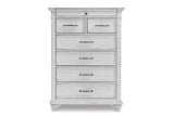 Kanwyn Whitewash Chest of Drawers from Ashley - Luna Furniture
