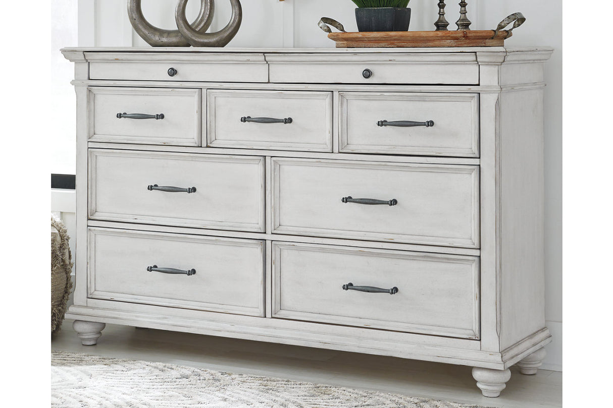Kanwyn Whitewash Dresser from Ashley - Luna Furniture