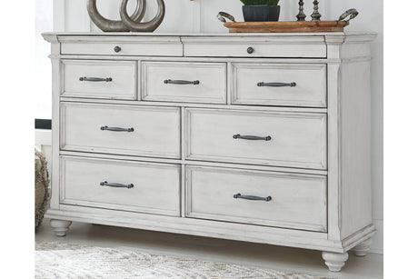 Kanwyn Whitewash Dresser from Ashley - Luna Furniture
