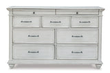 Kanwyn Whitewash Dresser from Ashley - Luna Furniture