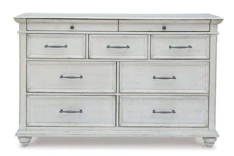Kanwyn Whitewash Dresser from Ashley - Luna Furniture