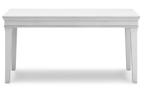 Kanwyn Whitewash Home Office Desk from Ashley - Luna Furniture