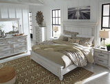 Kanwyn Whitewash Panel Bedroom Set from Ashley - Luna Furniture