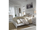 Kanwyn Whitewash Queen Panel Bed from Ashley - Luna Furniture