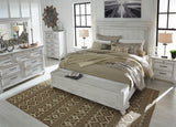 Kanwyn Whitewash Storage Panel Bedroom Set from Ashley - Luna Furniture
