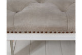 Kanwyn Whitewash Upholstered Ottoman Coffee Table from Ashley - Luna Furniture