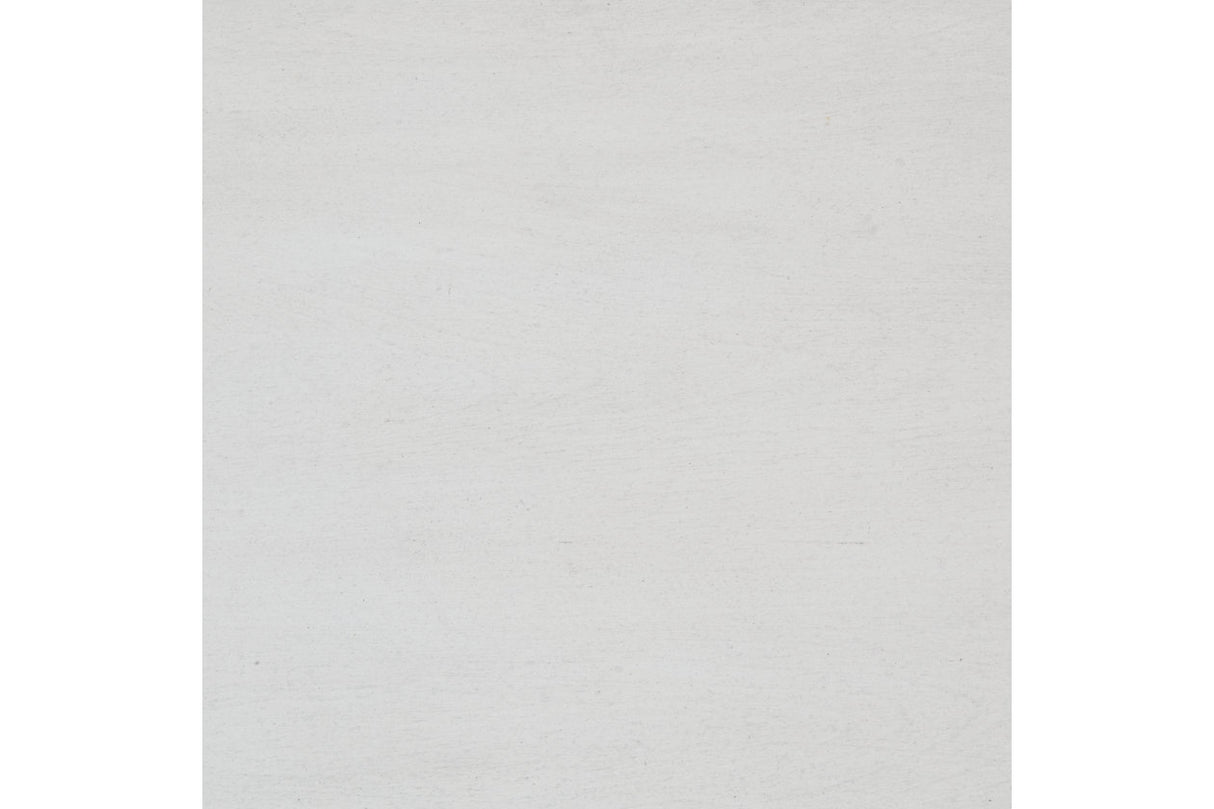 Kanwyn Whitewash Upholstered Ottoman Coffee Table from Ashley - Luna Furniture