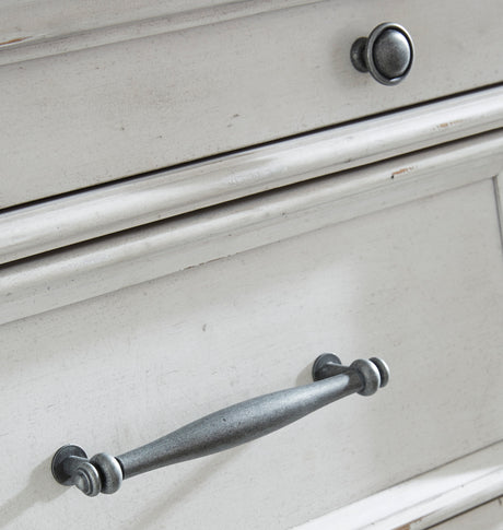 Kanwyn Whitewash Upholstered Panel Bedroom Set from Ashley - Luna Furniture