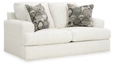 Karinne Linen Loveseat from Ashley - Luna Furniture
