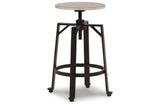 Karisslyn Whitewash/Black Counter Height Stool, Set of 2 from Ashley - Luna Furniture