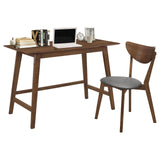 Karri Walnut 2-Piece Writing Desk Set from Coaster - Luna Furniture
