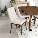 Kate Mid-Century Modern Dining Chair (Set of 2) Grey Polyester Blend from Ashcroft Furniture - Luna Furniture