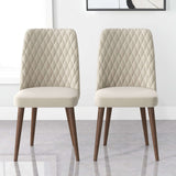 Katie Cream Velvet Dining Chair from Ashcroft Furniture - Luna Furniture