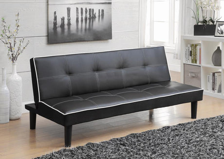 Katrina Black Tufted Upholstered Sofa Bed from Coaster - Luna Furniture