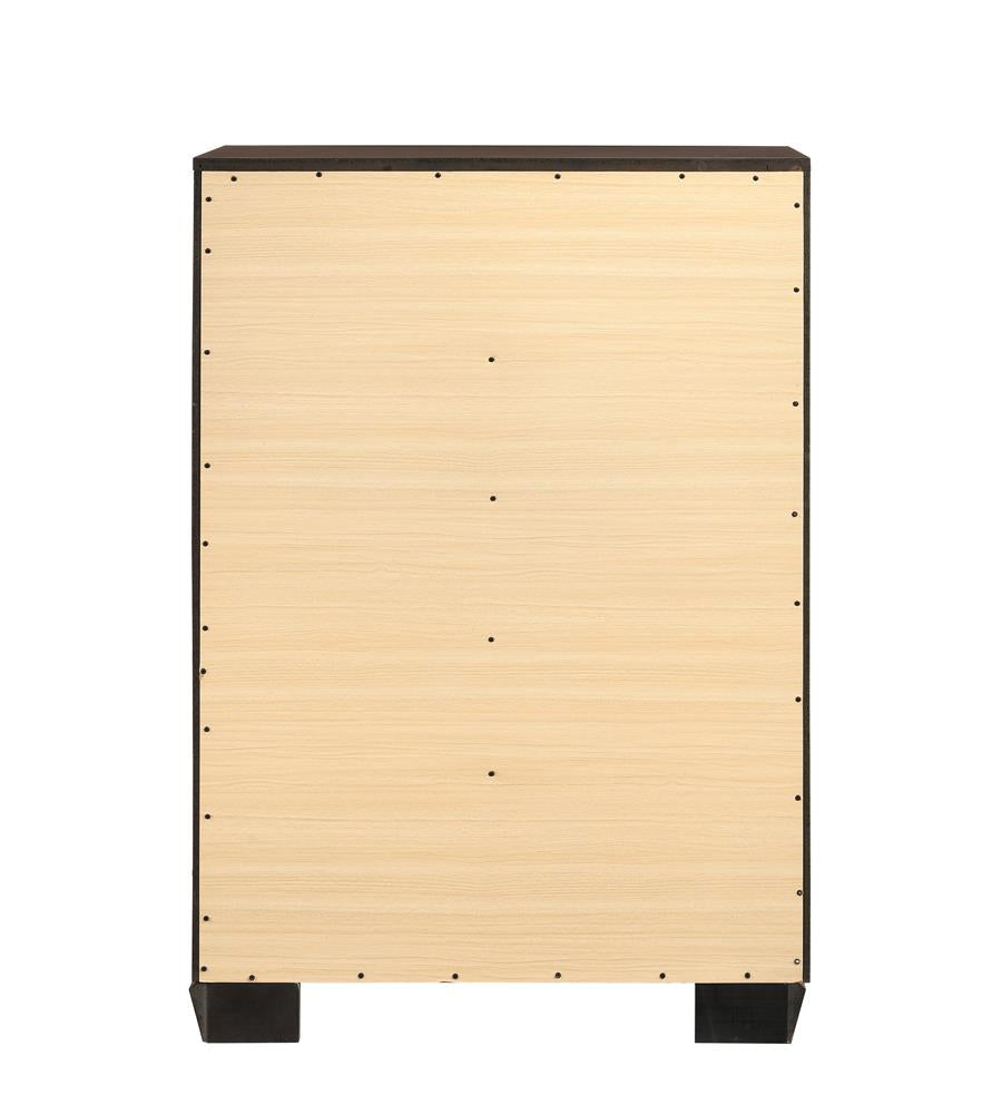 Dorian Brown and Dark Cocoa Bedroom Set from Coaster - Luna Furniture