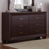 Dorian Brown and Dark Cocoa Bedroom Set from Coaster - Luna Furniture