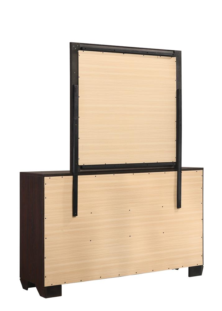 Kauffman Dark Cocoa 6-Drawer Dresser from Coaster - Luna Furniture