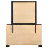 Kauffman Dark Cocoa 6-Drawer Dresser with Mirror from Coaster - Luna Furniture