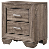 Kauffman Washed Taupe 2-Drawer Nightstand from Coaster - Luna Furniture