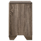 Kauffman Washed Taupe 2-Drawer Nightstand from Coaster - Luna Furniture