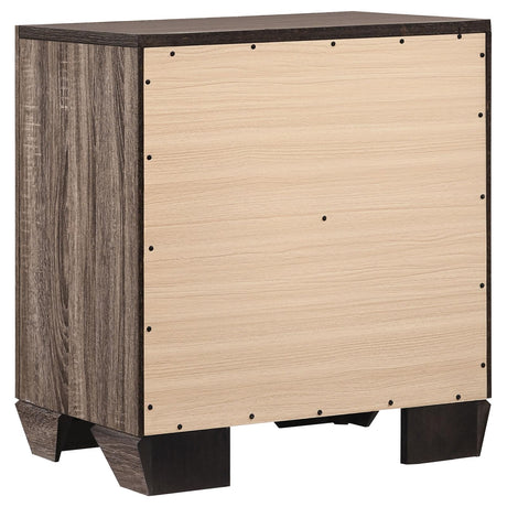 Kauffman Washed Taupe 2-Drawer Nightstand from Coaster - Luna Furniture