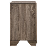 Kauffman Washed Taupe 2-Drawer Nightstand from Coaster - Luna Furniture