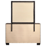 Kauffman Washed Taupe 6-Drawer Dresser with Mirror from Coaster - Luna Furniture