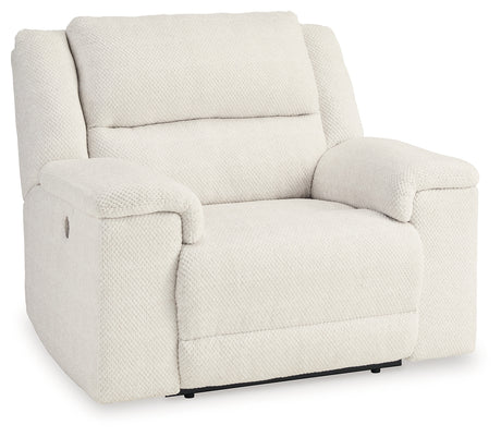 Keensburg Linen Oversized Power Recliner from Ashley - Luna Furniture