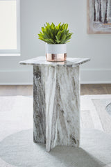 Keithwell Gray Accent Table from Ashley - Luna Furniture