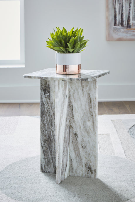 Keithwell Gray Accent Table from Ashley - Luna Furniture