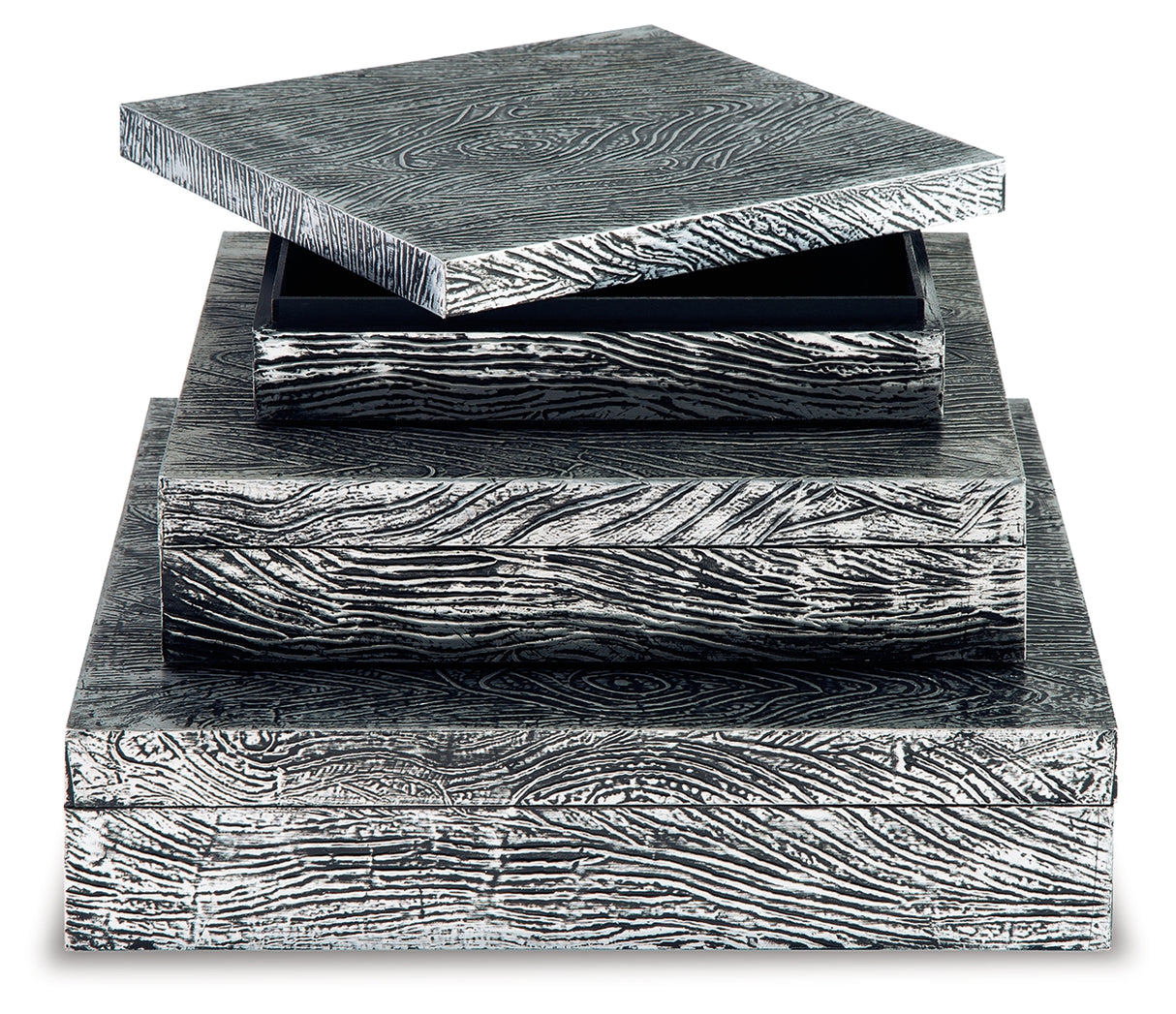 Keldy Antique Pewter Finish Box from Ashley - Luna Furniture